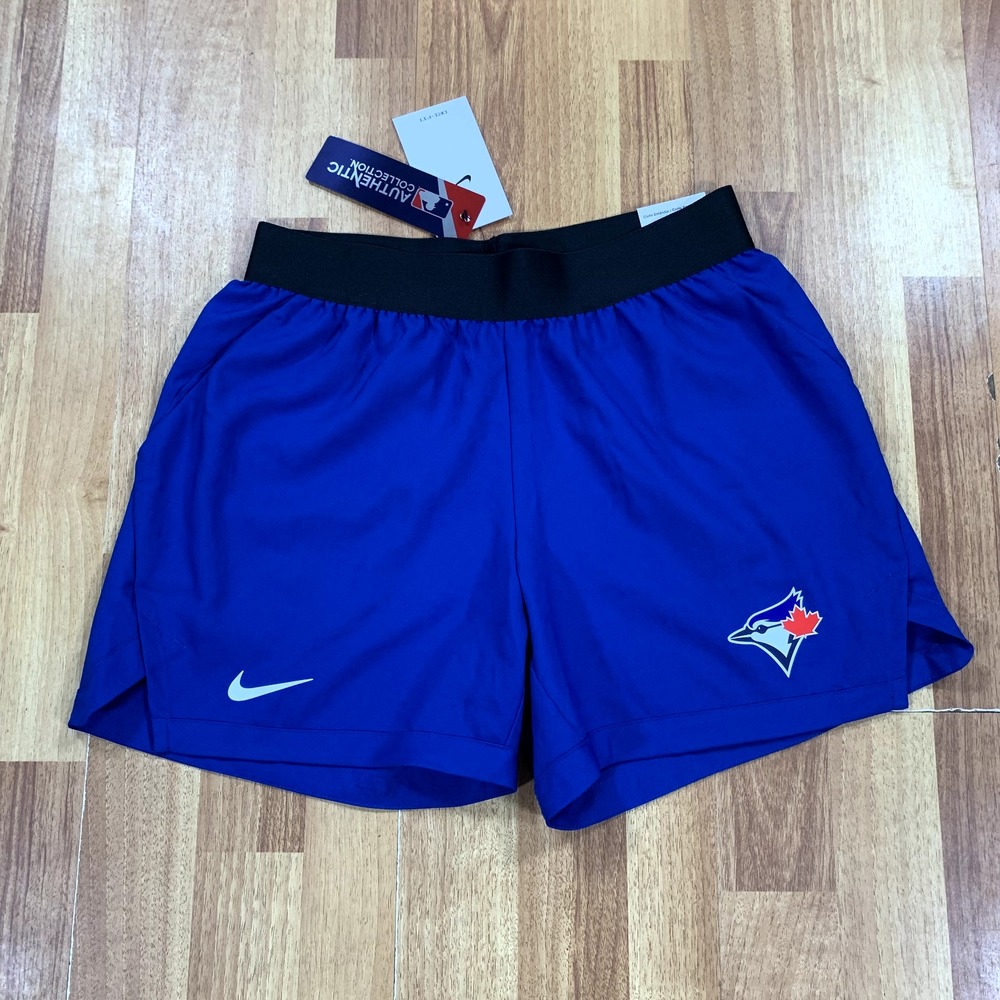 Nike Shorts Womens Extra Small XS Toronto Blue Jays Blue Black MLB Baseball Gear